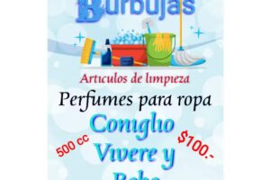 Burbujas La Ribera, art&iacute;culos de limpieza