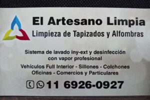 El artesano limpia