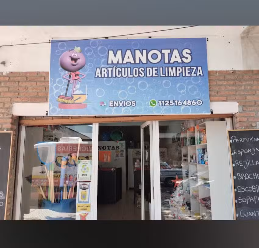 Manotas productos de Limpieza