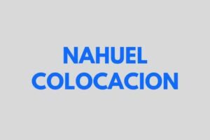 NAHUEL COLOCACION – LAVADO – SERVICIO A DOMICILIO