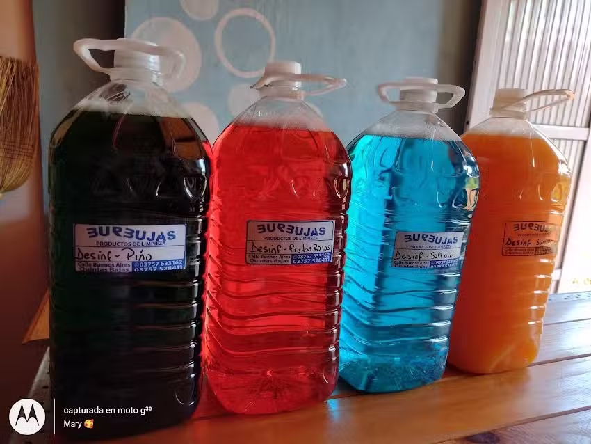 Productos de Limpieza &ldquo;Burbujas&rdquo;