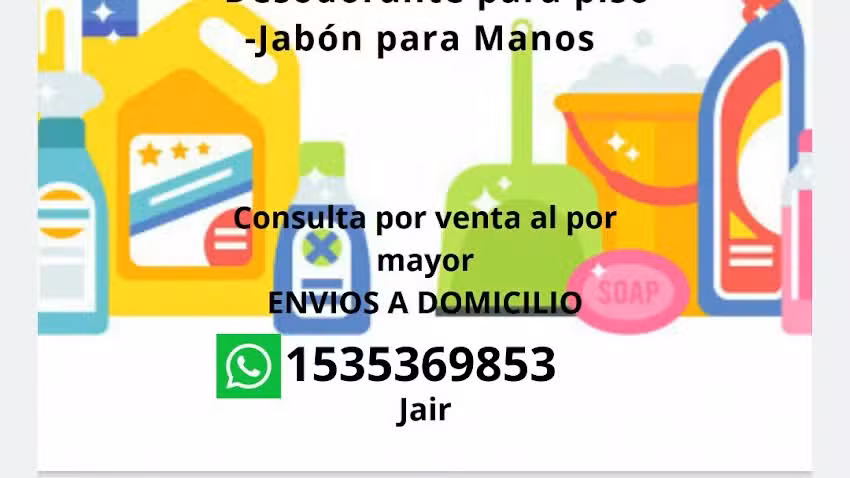 Productos de limpieza Giovanna