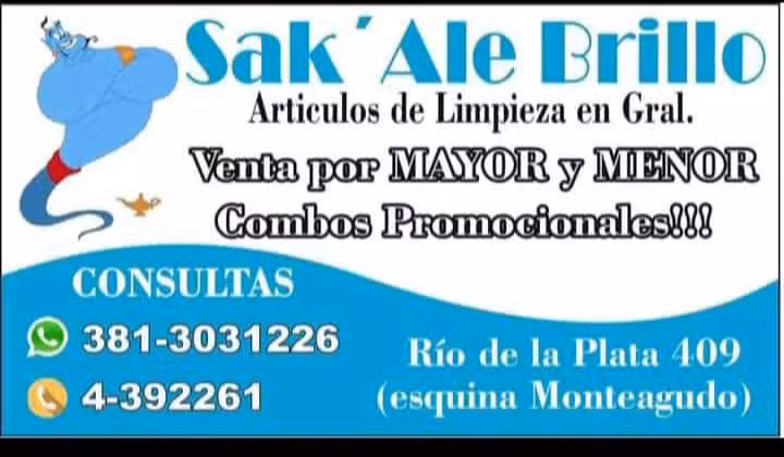 Sak&rsquo;le brillo articulos de limpieza gral