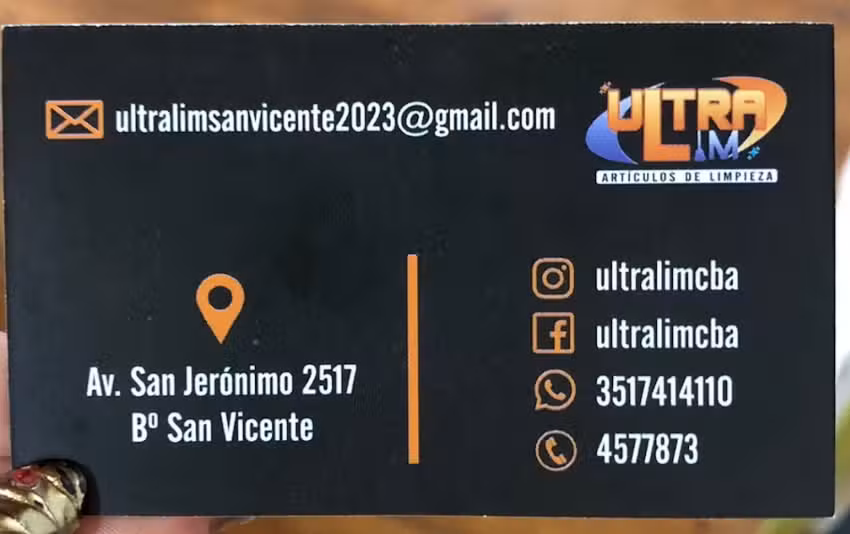 UltraLim Art&iacute;culos de Limpieza